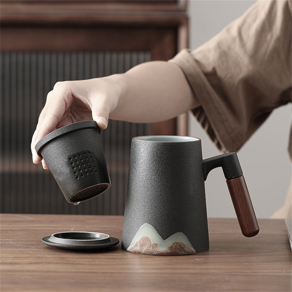 Distant Mountain Ceramic Mug
