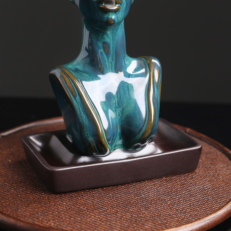 Beauty Statue Backflow Incense Burner