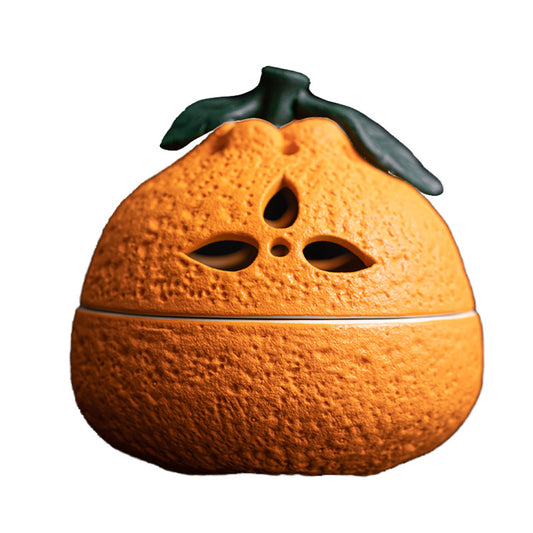 Good Luck Orange Incense Burner