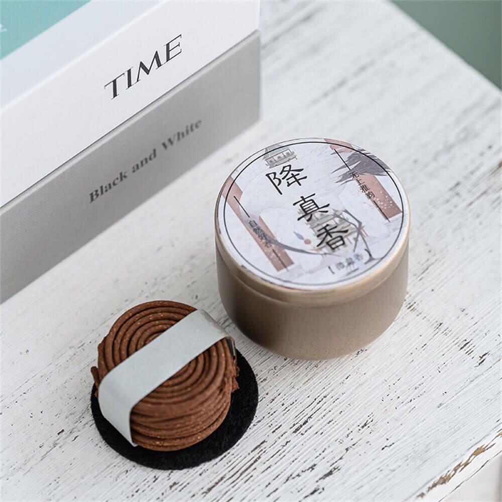 Natural incense coil
