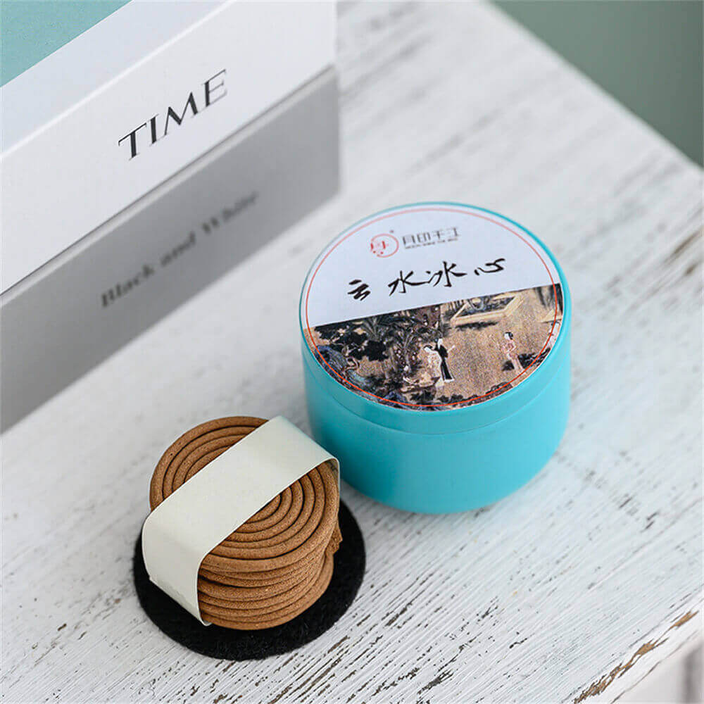 Natural incense coil