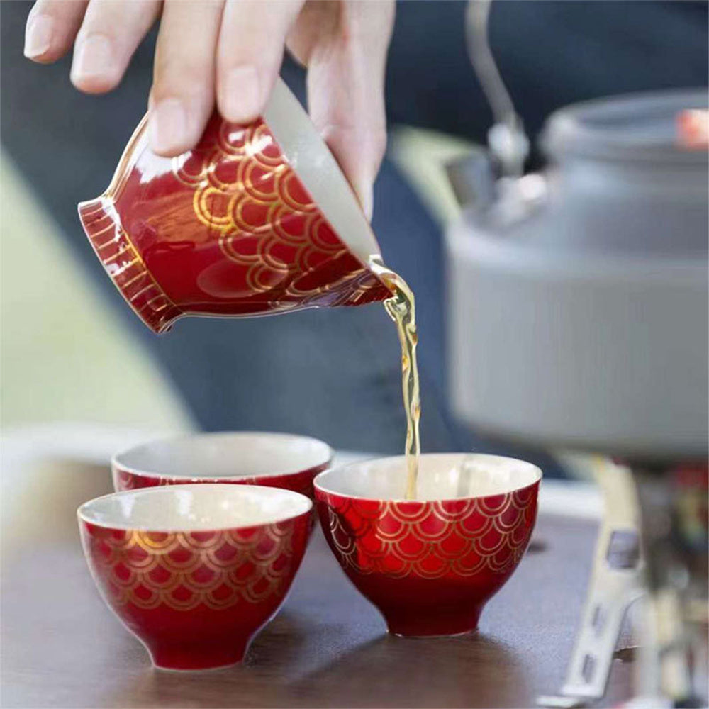 Lucky Koi Travel Tea Set