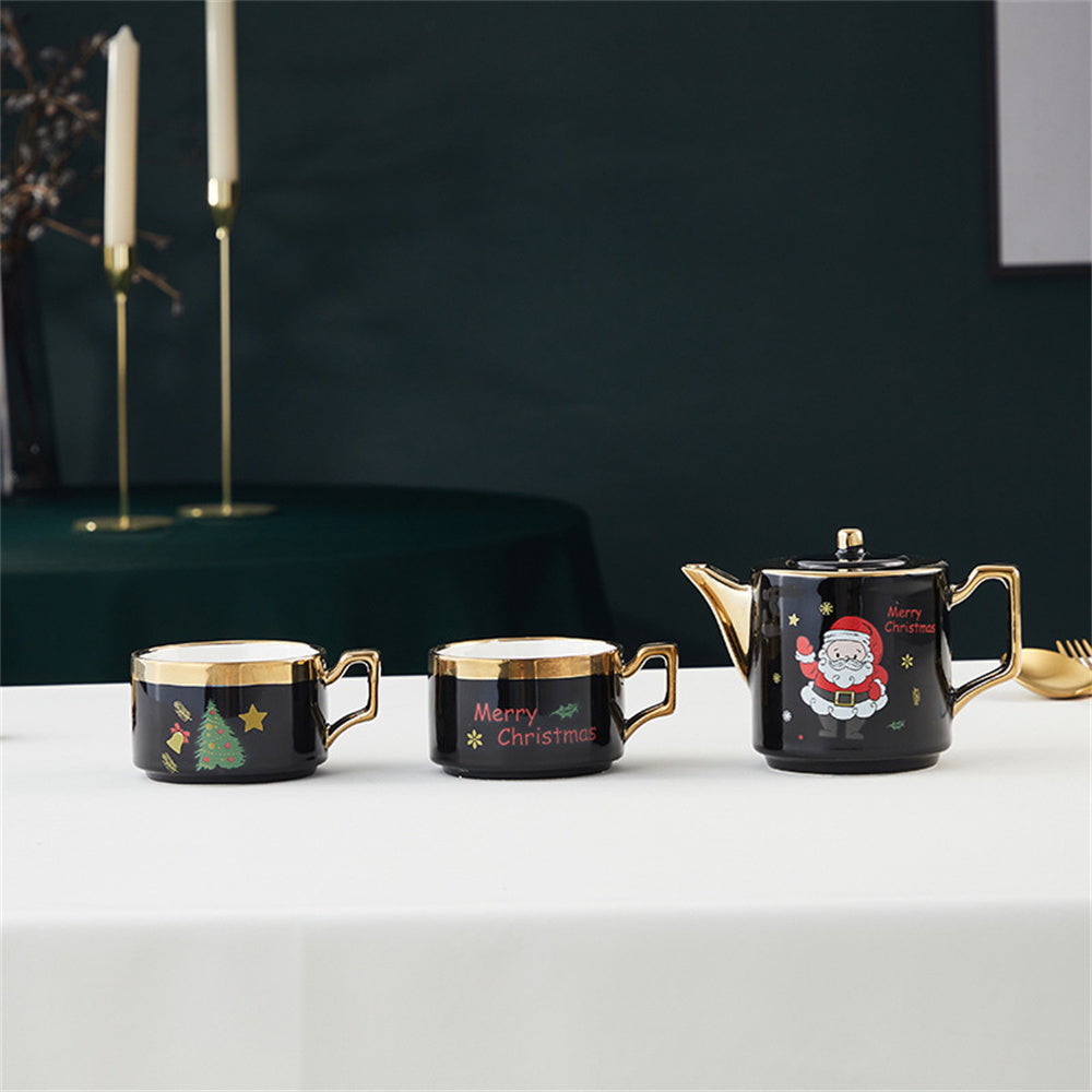 Merry Christmas Coffee And Tea Set