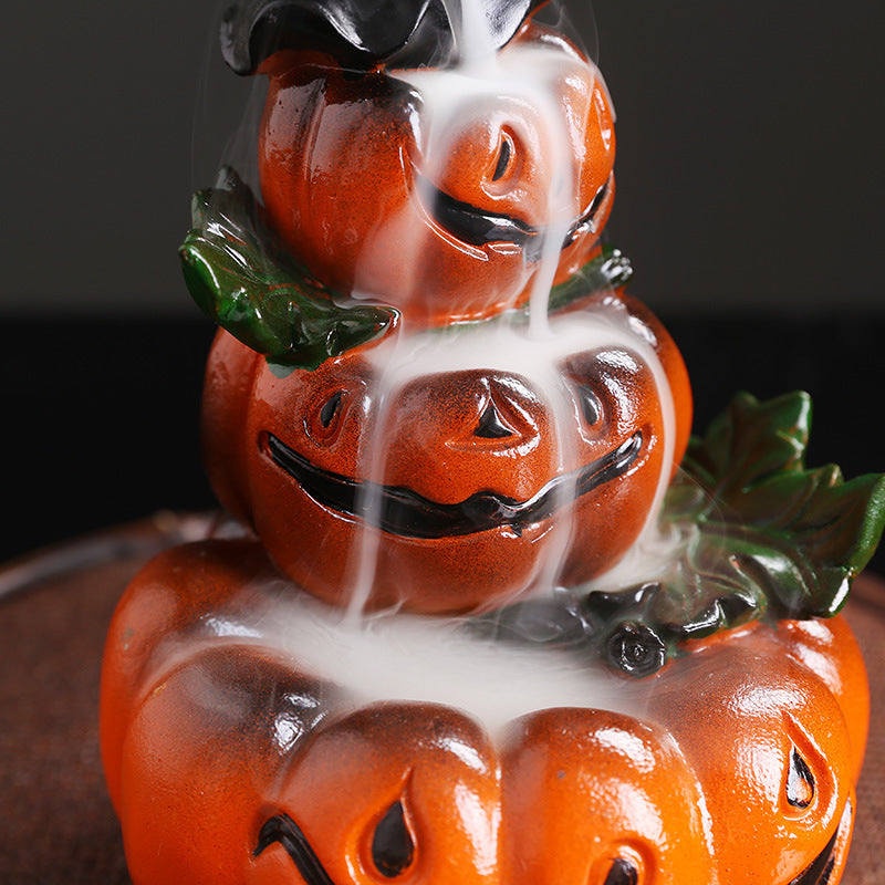 Pumpkin Backflow Incense Burner Gift