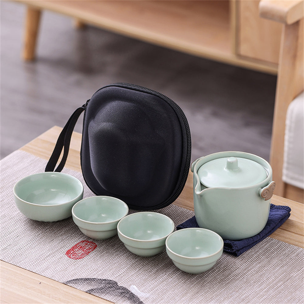 Ru Kiln Wishes Travel Tea Set