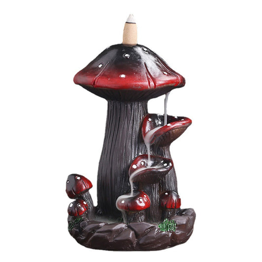 Mushroom Tree Backflow Incense Burner