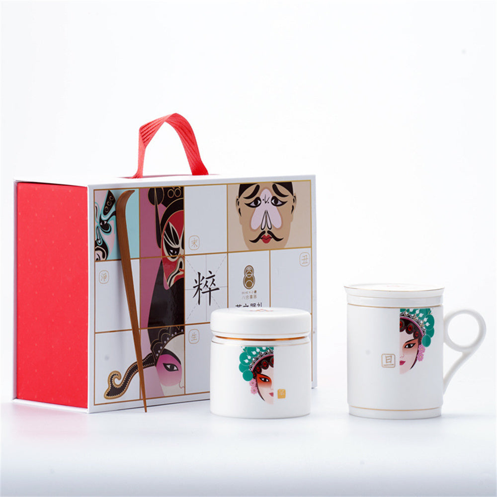 Beijing Opera Face Makeup Office Cup