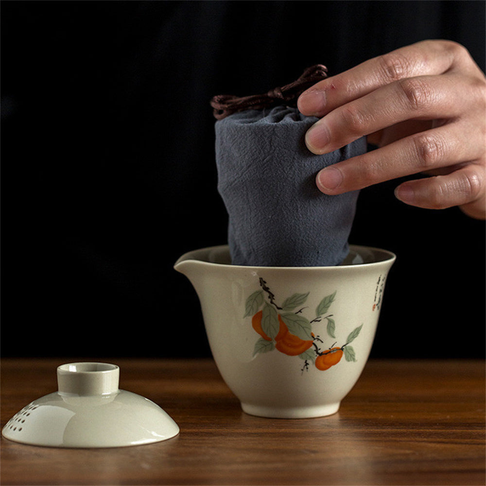Grass Ash Gaiwan Travel Tea Set