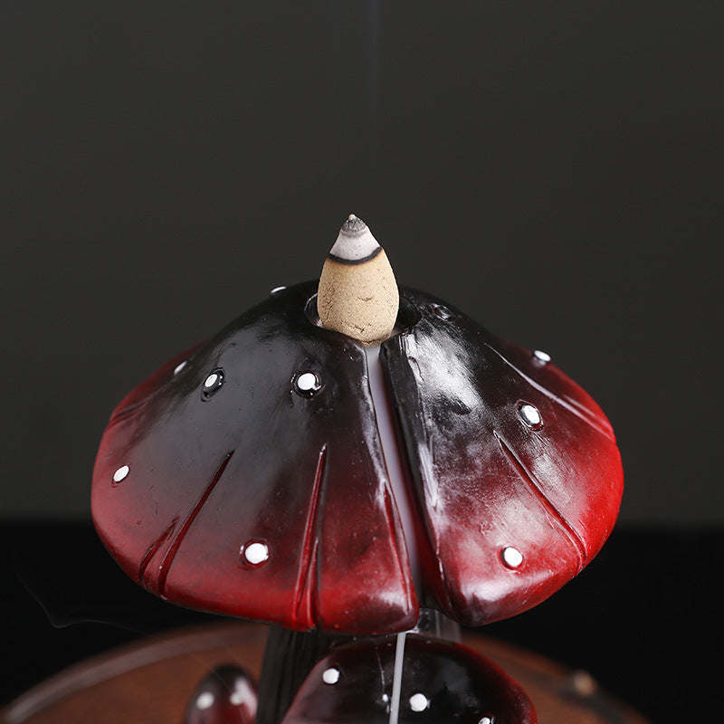 Mushroom Tree Backflow Incense Burner
