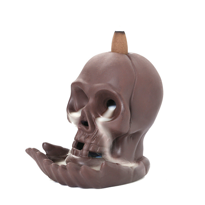 Skull Shaped Incense Burner