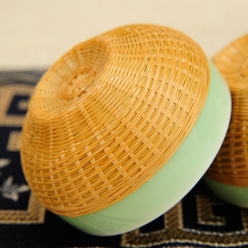 Bamboo Celadon Tea Set