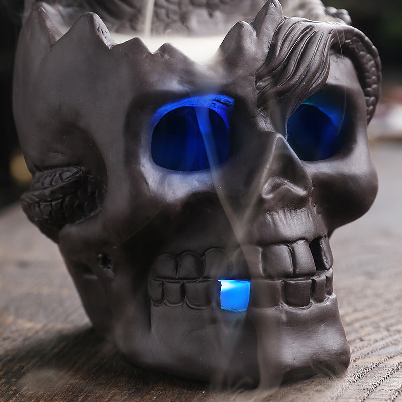 Skull Shaped Incense Burner