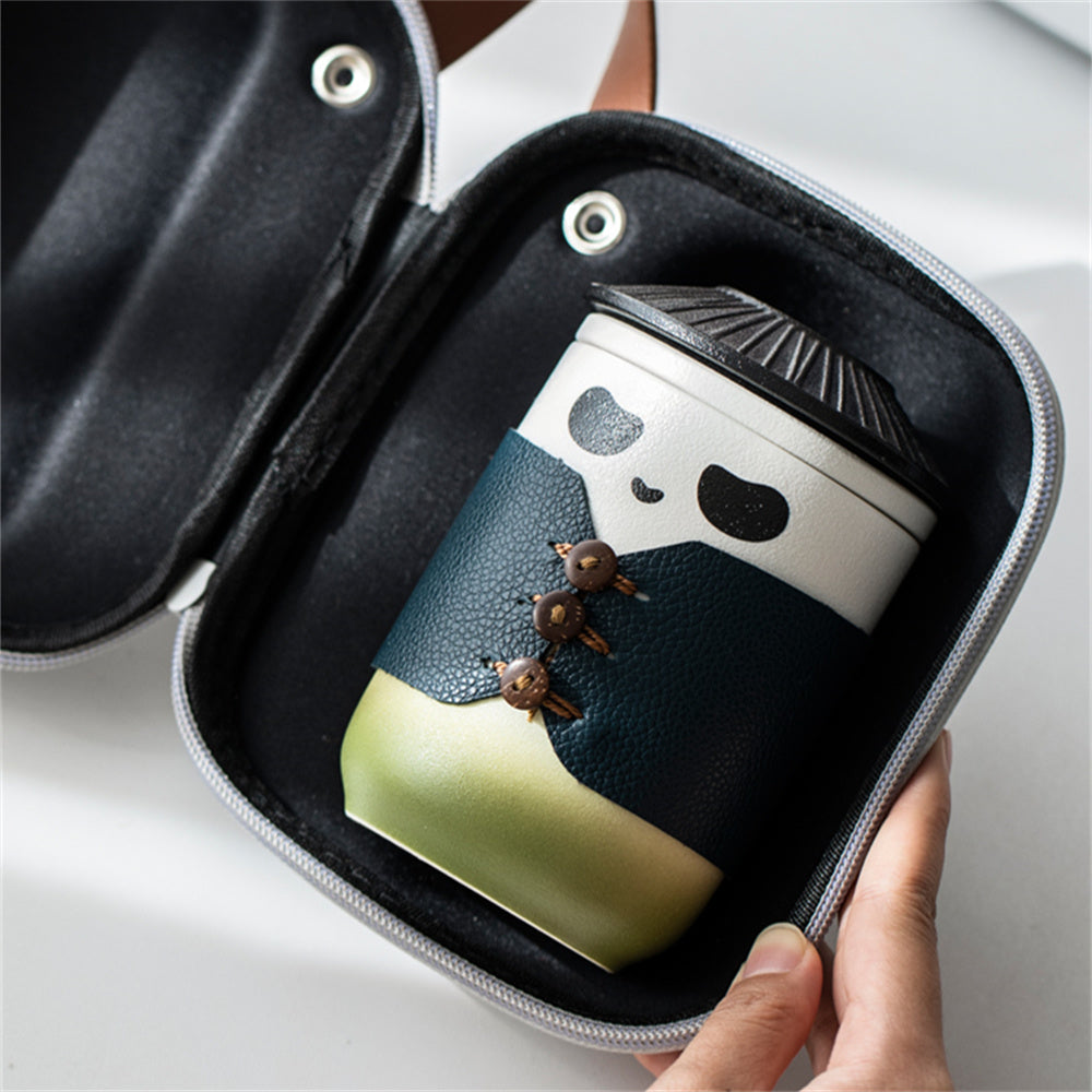 Panda Hero Travel Tea Set