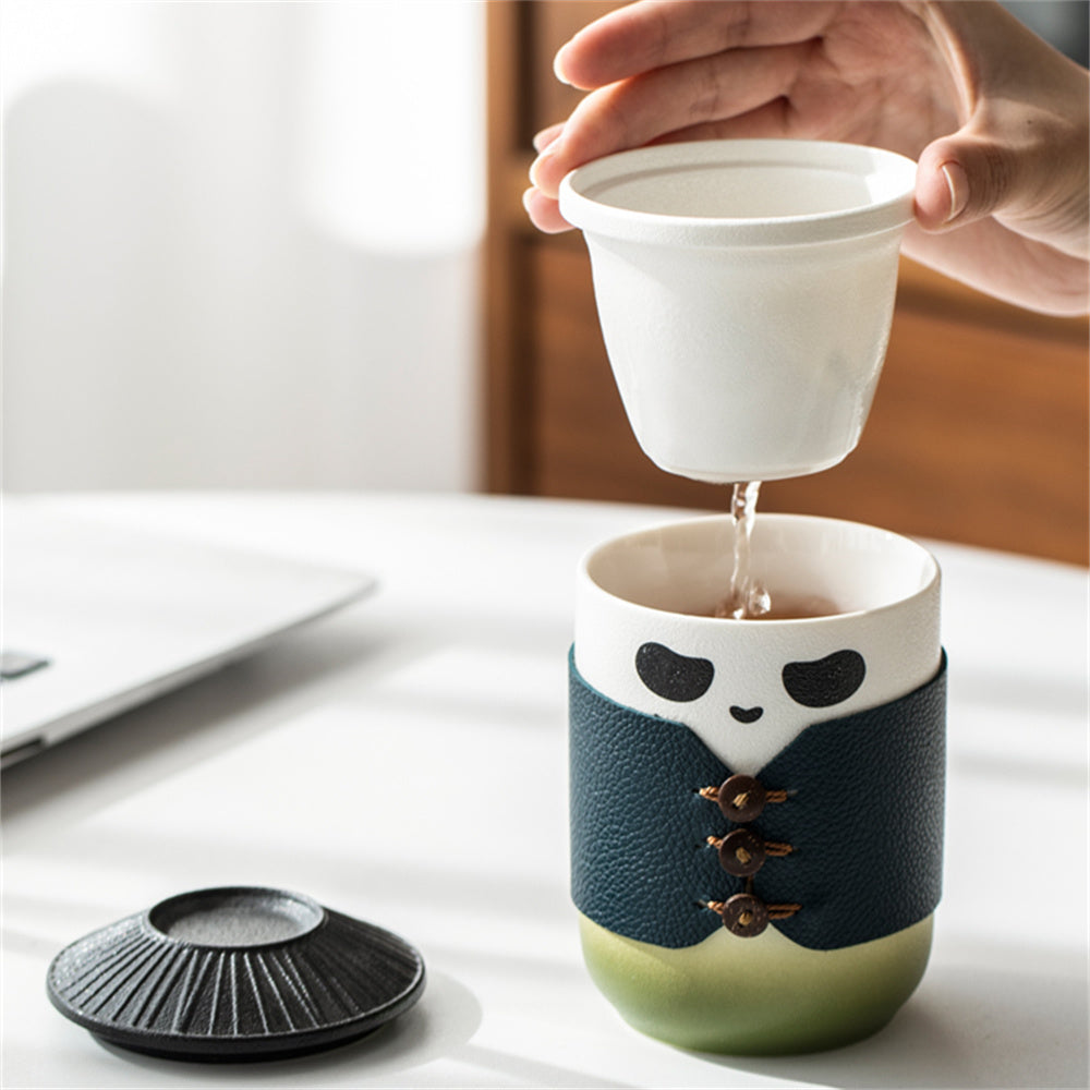 Panda Hero Travel Tea Set