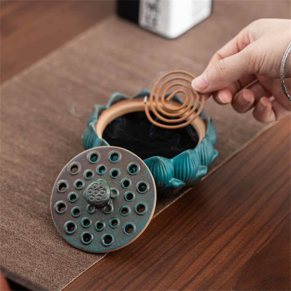 Lotus Plate Incense Burner