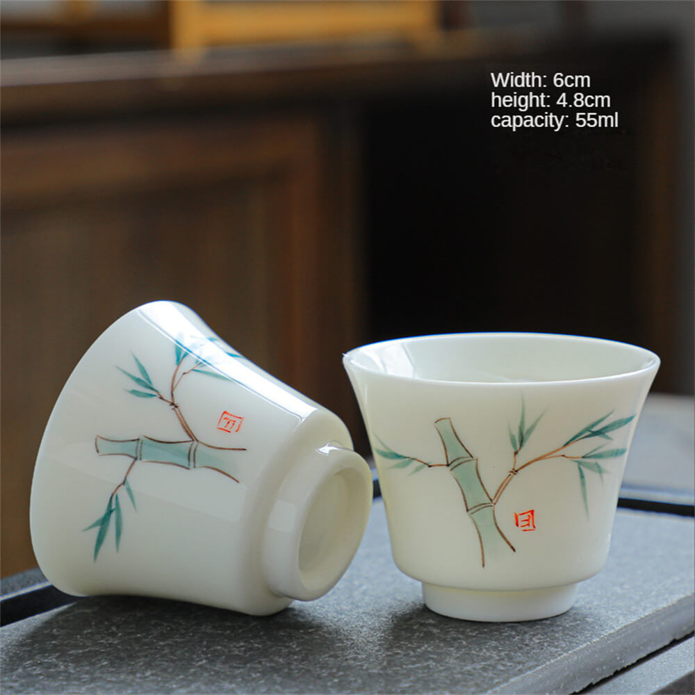 Dehua White Porcelain Suet Jade Porcelain Individual
