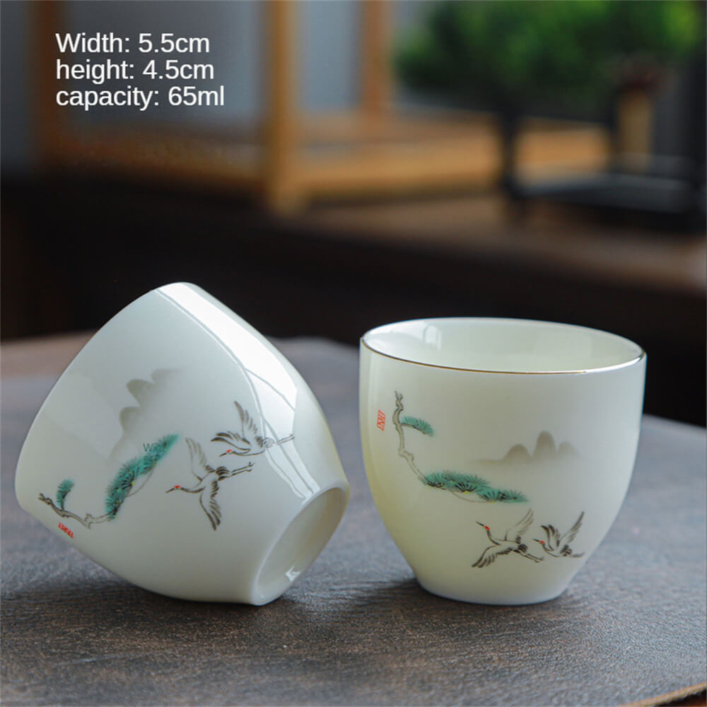 Dehua White Porcelain Suet Jade Porcelain Individual