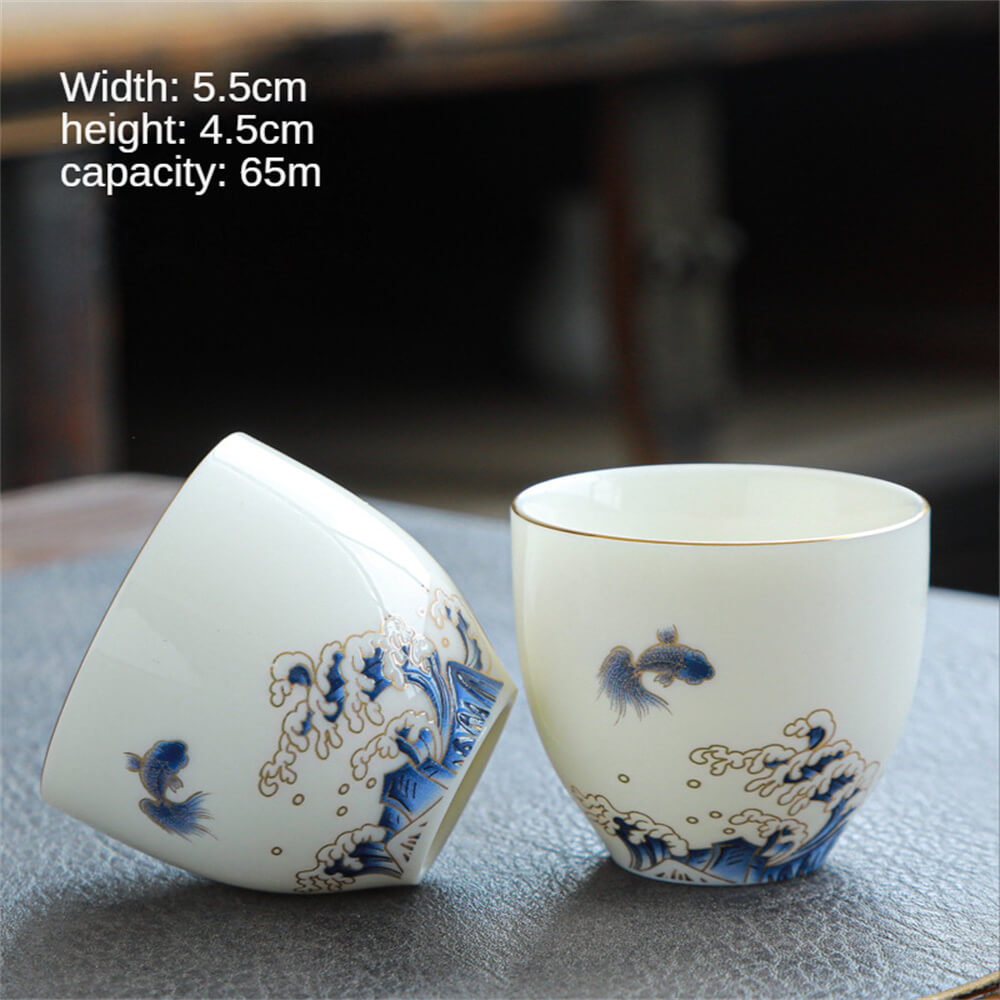 Dehua White Porcelain Suet Jade Porcelain Individual