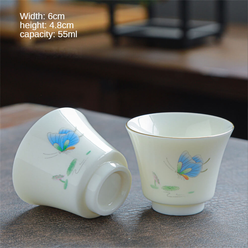 Dehua White Porcelain Suet Jade Porcelain Individual