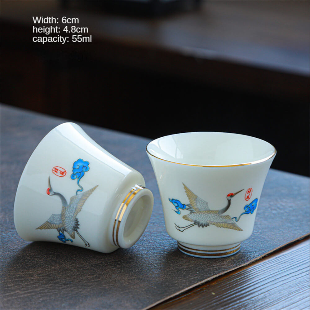 Dehua White Porcelain Suet Jade Porcelain Individual