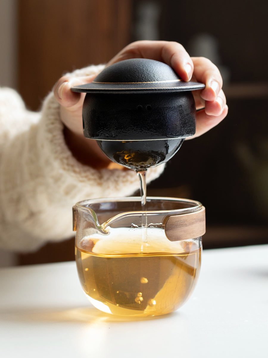 Star Flying Saucer One Pot Three Cup Travel Tea Set