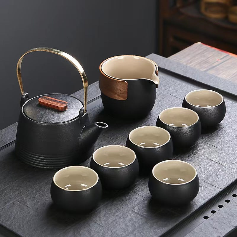 Leisurely Simple Beam Teapot Tea Set