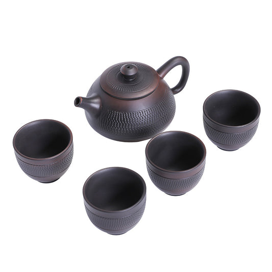 Jianshui Purple Pottery Portable Outdoor Travel Tea Set