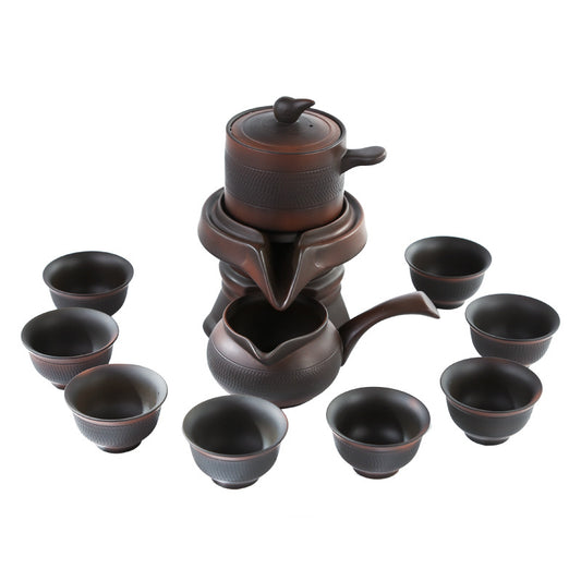 One Tea One Utensil Jianshui Purple Pottery Automatic Tea Set