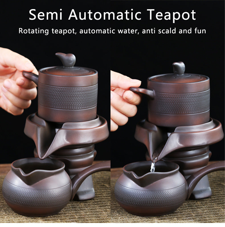 One Tea One Utensil Jianshui Purple Pottery Automatic Tea Set