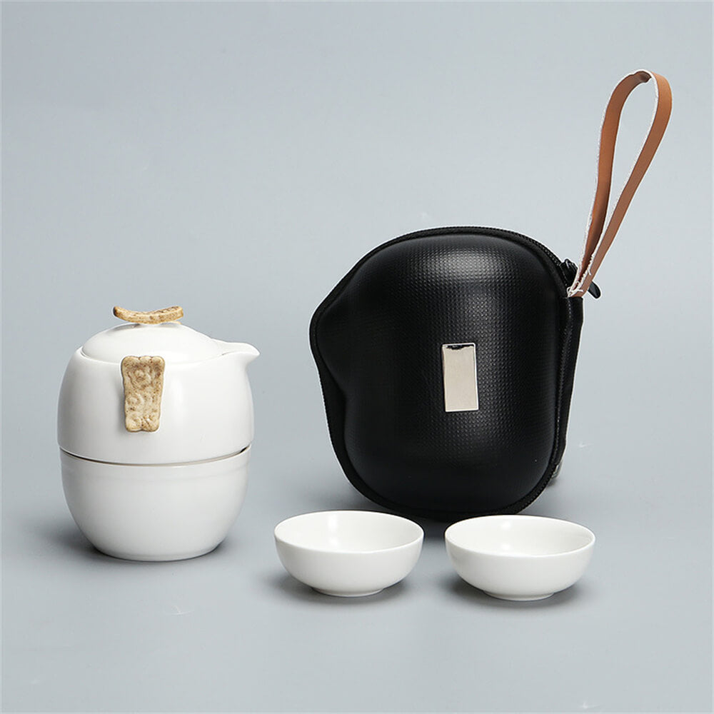 Modern Simple Duck Mouth Pot Travel Tea Set