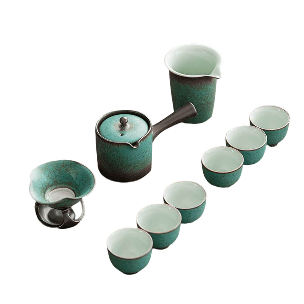 Side Handle Pot Light Luxury Small Set Japanese Tea Set