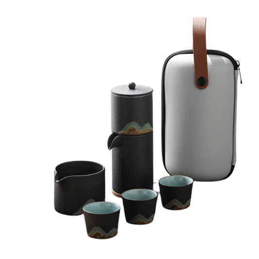 Distant Mountains Automatic Travel Tea Set