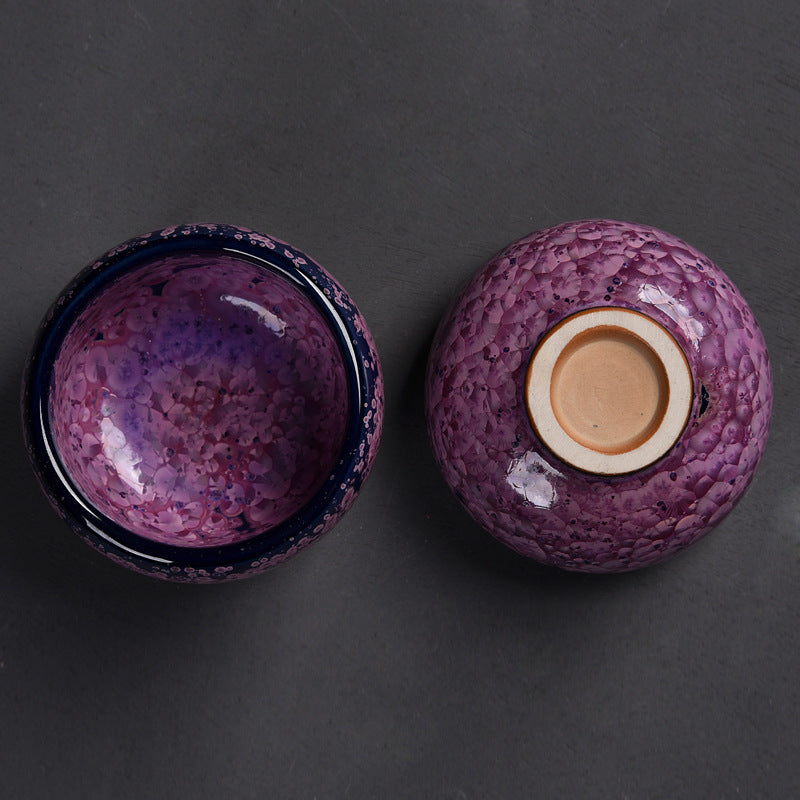 Tianmu Glaze Seven-Color Teacup