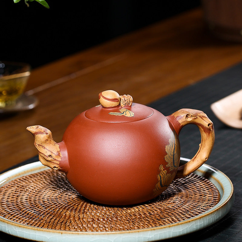 Two Color Shoutao Teapot