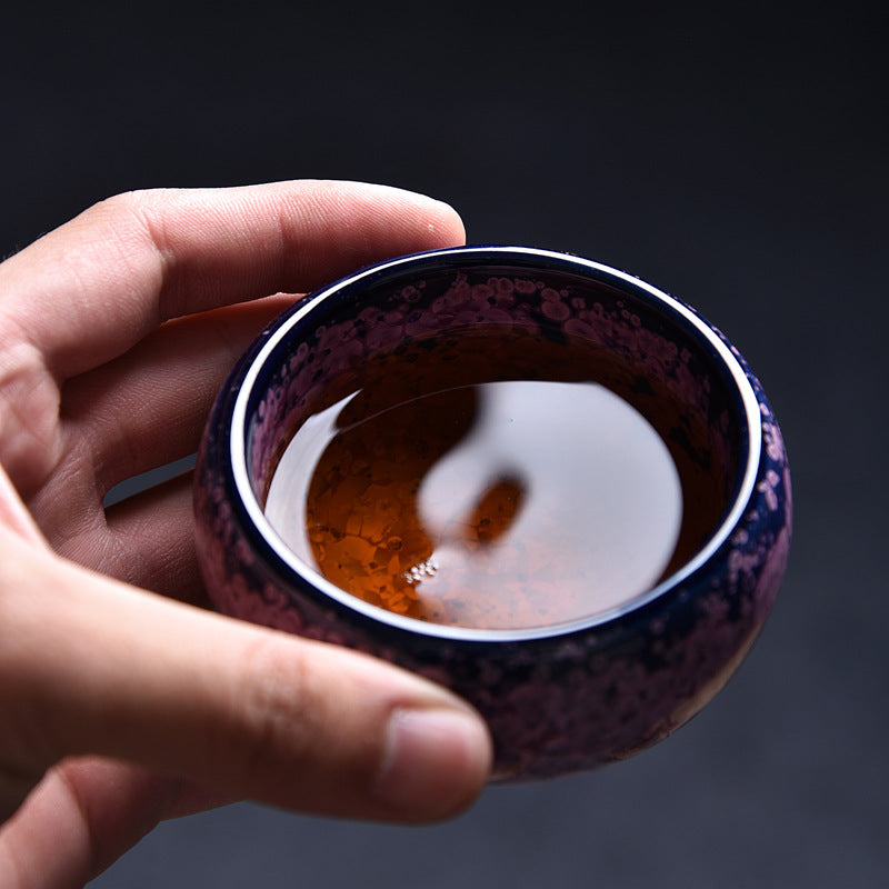 Tianmu Glaze Seven-Color Teacup