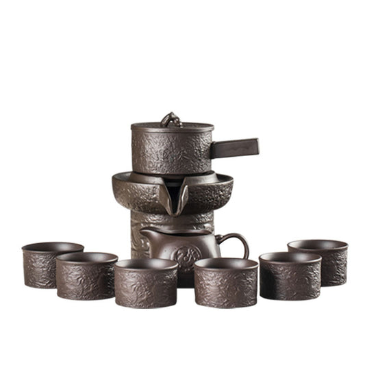 Kung Fu Tea Set Automatic Stone Grinding Kettle