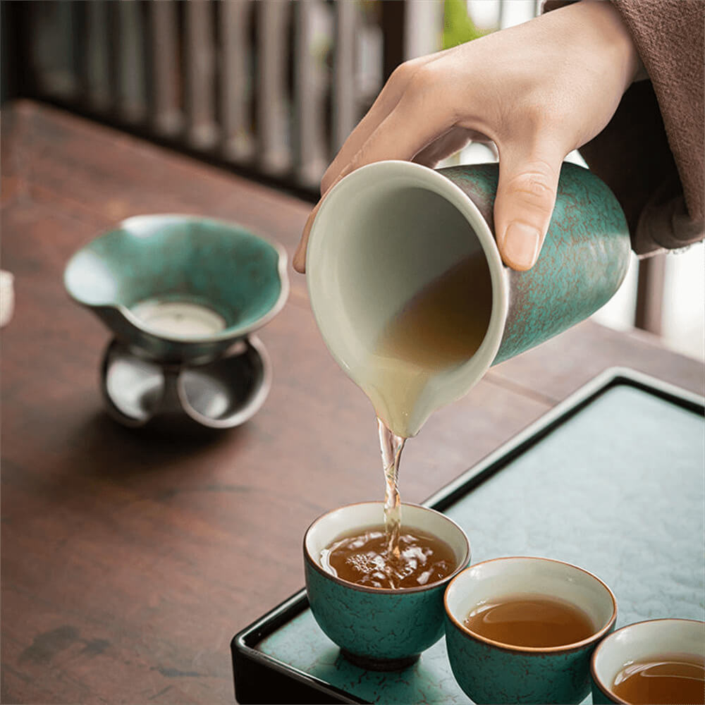 Side Handle Pot Light Luxury Small Set Japanese Tea Set