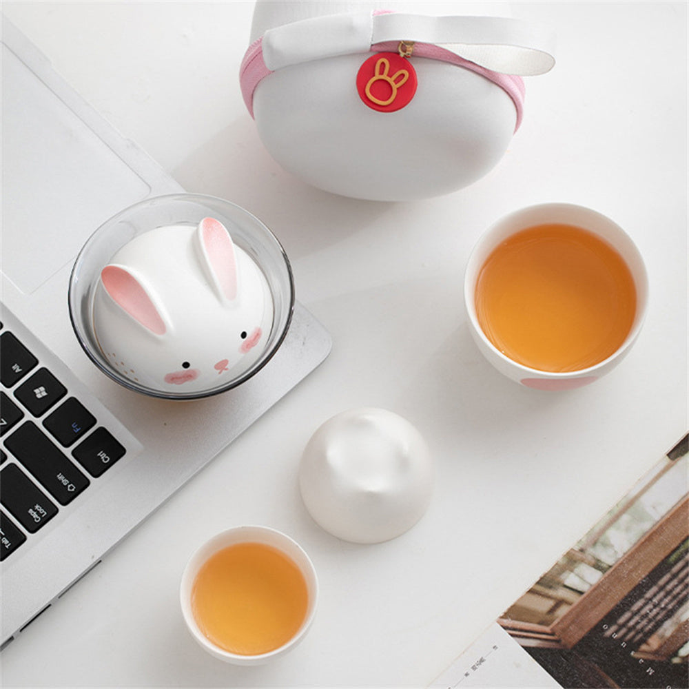 Lucky Rabbit Travel Tea Set