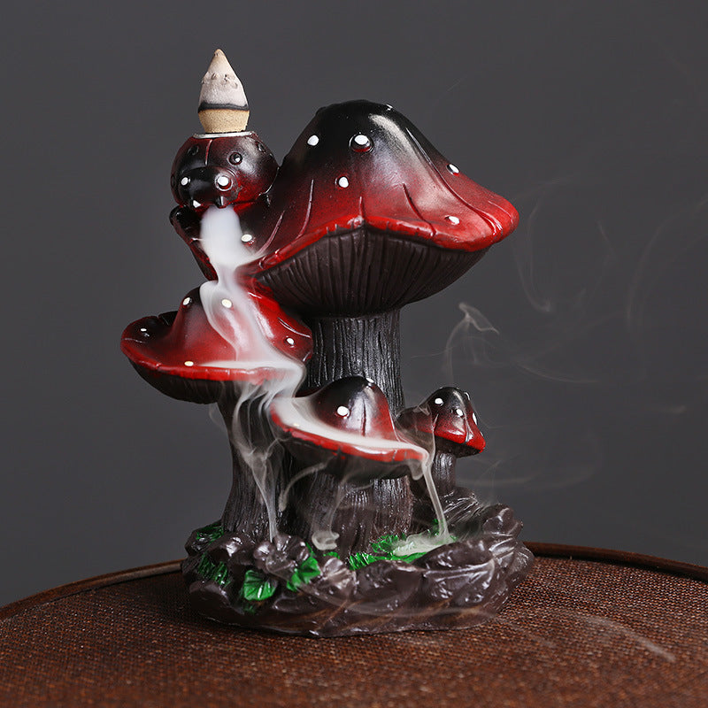 Creative Colorful Mushroom Censer