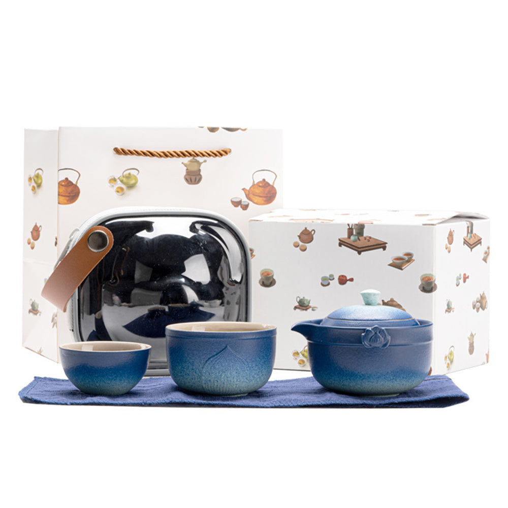 Lotus Pond Moonlight Travel Tea Set