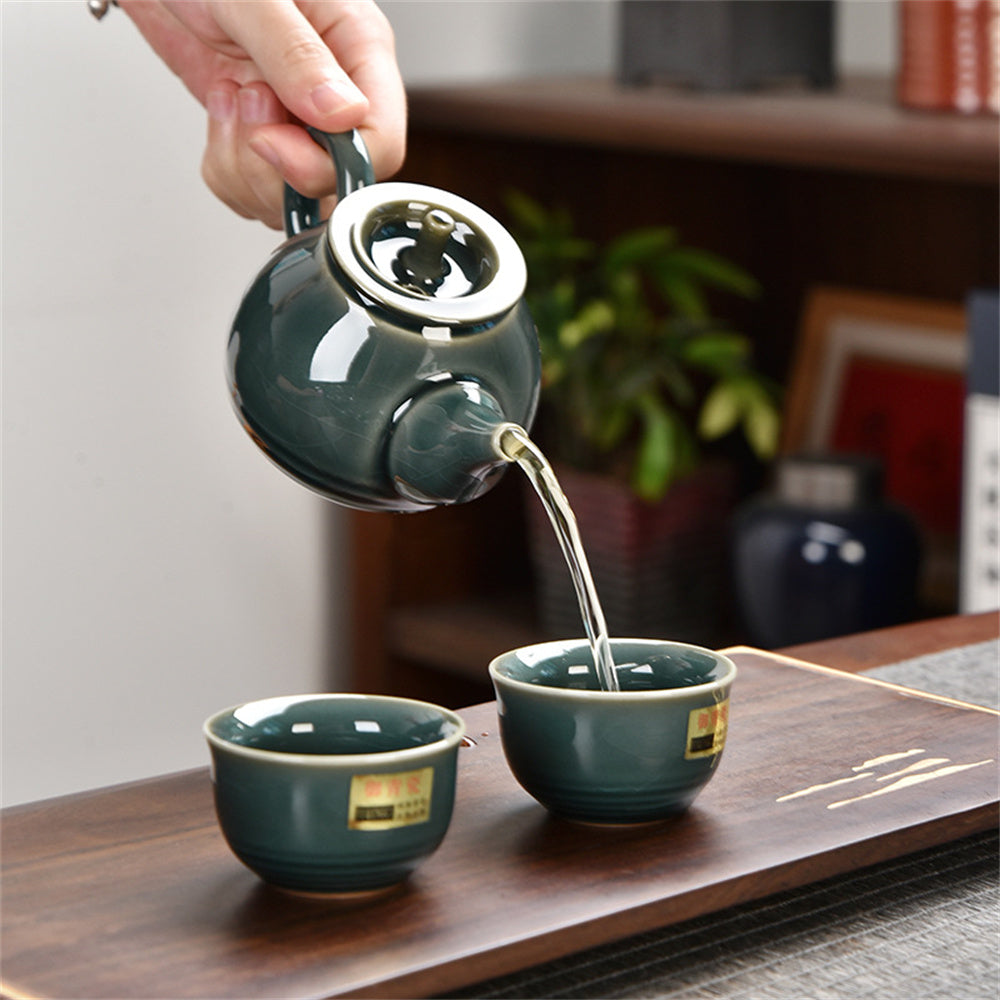 Collectible Celadon Tea Set