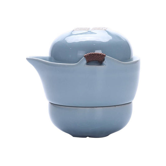Annual Surplus One Pot of Two Cups Travel Tea Set