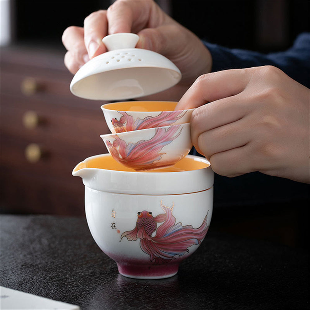 Like Duck To Water Travel Tea Set