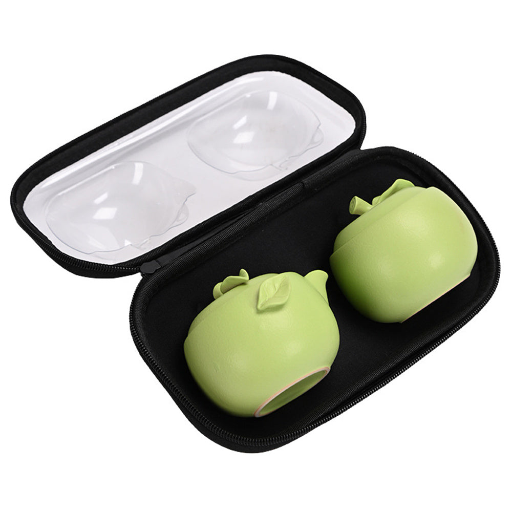 Safe Voyage Green Apple Travel Tea Set