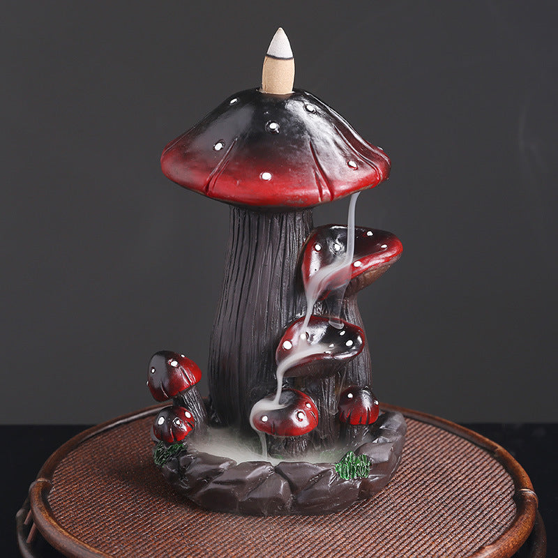 Mushroom Tree Backflow Incense Burner
