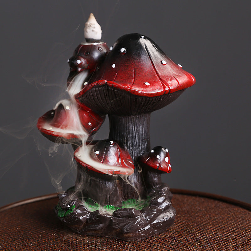 Creative Colorful Mushroom Censer
