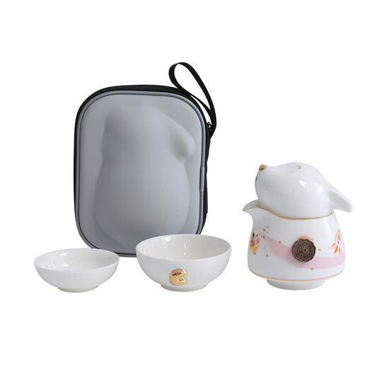 Jade Rabbit Moon Travel Tea Set