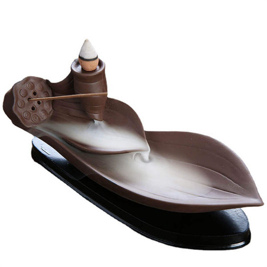 Flowing Lotus Incense Burner