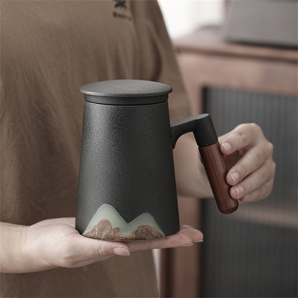 Distant Mountain Ceramic Mug
