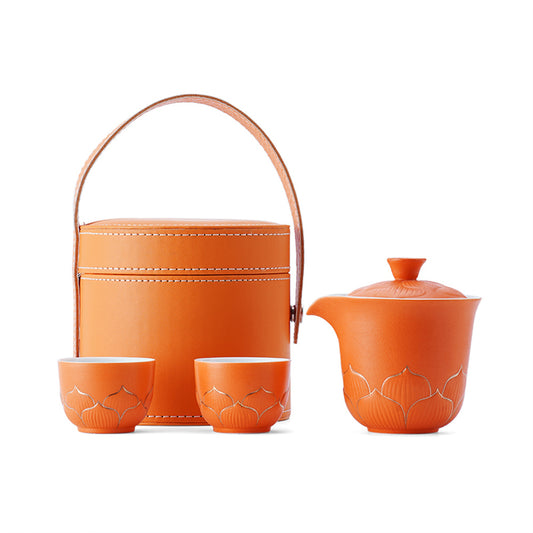 Lotus Blossom Travel Tea Set